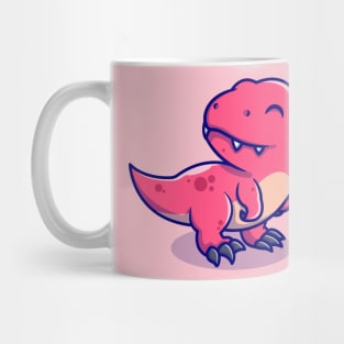 Cute Baby Tyrannosaurus Cartoon Mug